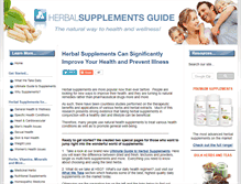 Tablet Screenshot of herbal-supplements-guide.com